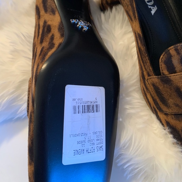 New - Animal Print Prada Loafer! - Picture 5 of 5